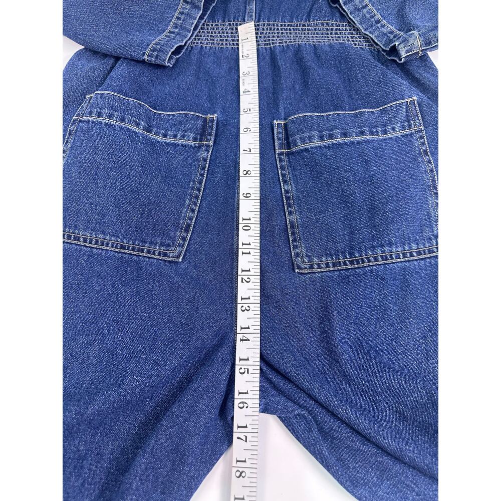 Madewell Denim Jumpsuit Small Blue Zip Front One Piece Coveralls NWOT - Picture 10 of 13